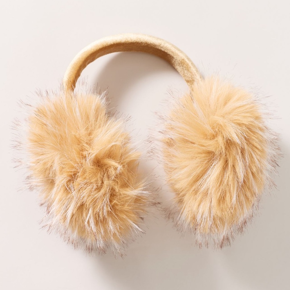 Anthropologie NWT faux fur earmuffs-super cute and cozy!! Sold out @anthro